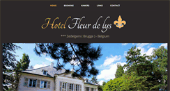 Desktop Screenshot of hotelfleurdelys.be